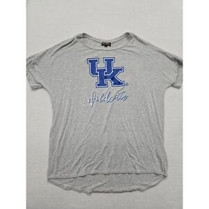 Gameday Couture Kentucky Wildcats Gray Striped Dolman T Shirt Women's Size L